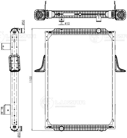 Radiator, racire motor LRc 0932 LUZAR